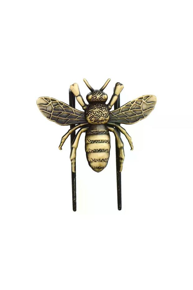 Bee Buzz Page Holder Brushed Brass Kitap Tutucu - 1