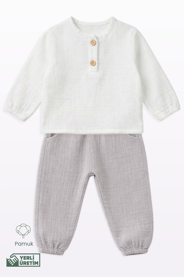 Unisex Baby Pajama Set 100% Cotton 6-9-12-18 Months