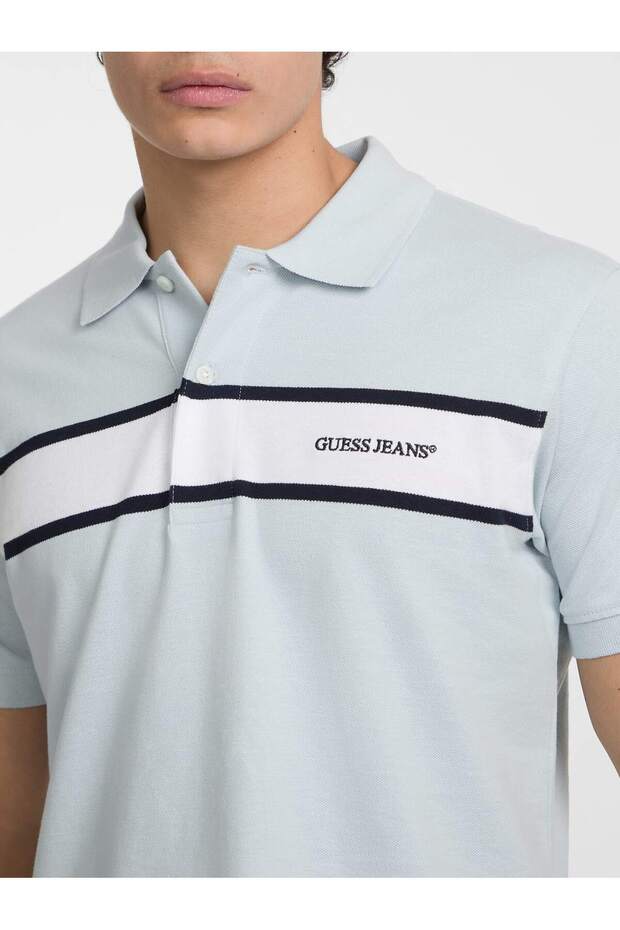 Jeans Ss Striped Men's Regular Fit Polo T-Shirt