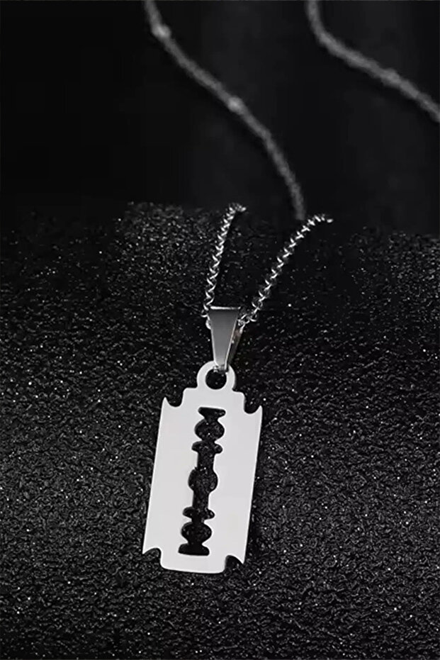 Razor Shaped Necklace - 1