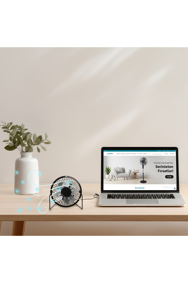 4'lü Masaüstü USB Fan - 3