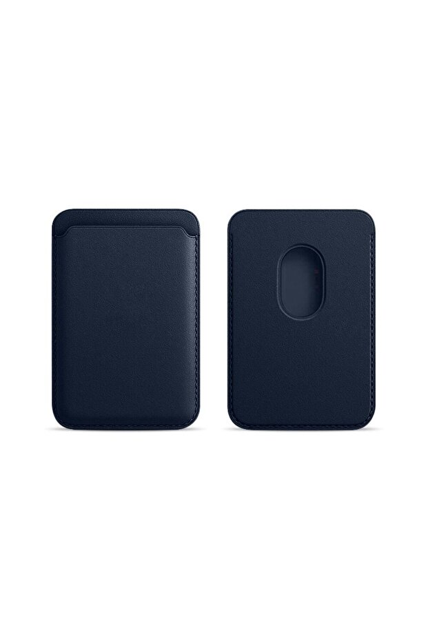 حافظة بطاقات جلدية Magsafe متوافقة مع iPhone 12 Mini-12-12 Pro-12 Pro max من الدرجة الأولى