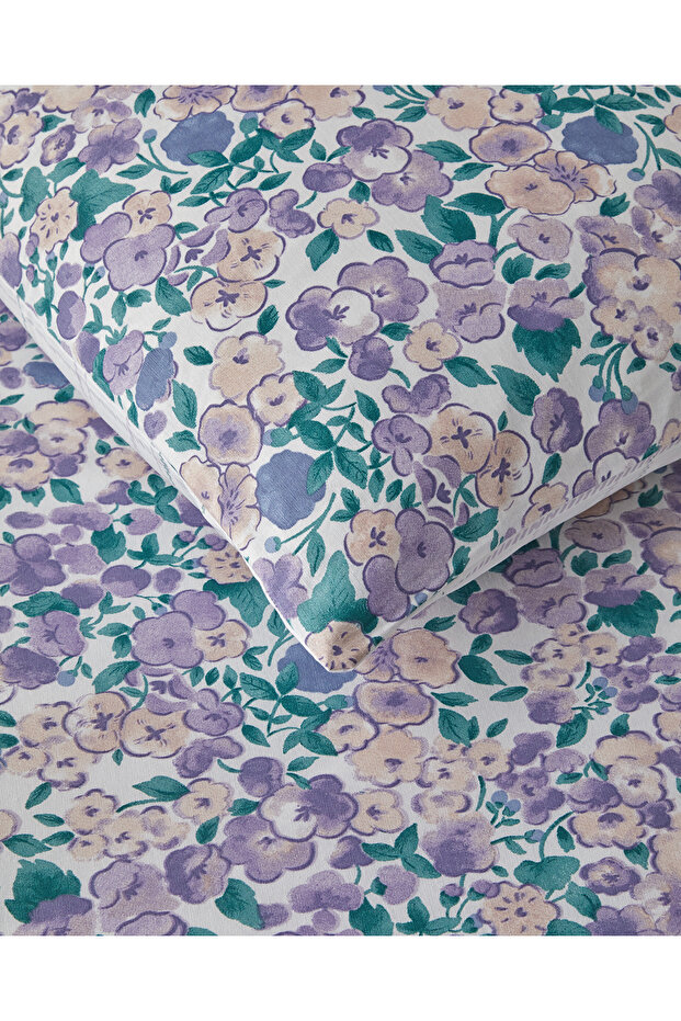 Promise Of Spring Easy Ironing Dupla paplanhuzat szett 200x220 cm lila - 5