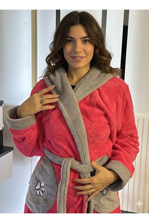 روب استحمام من ويلسوفت بغطاء للرأس ونقشة الباندا - 3