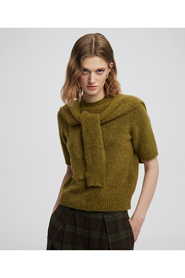 Çift parça görünüm triko - 1