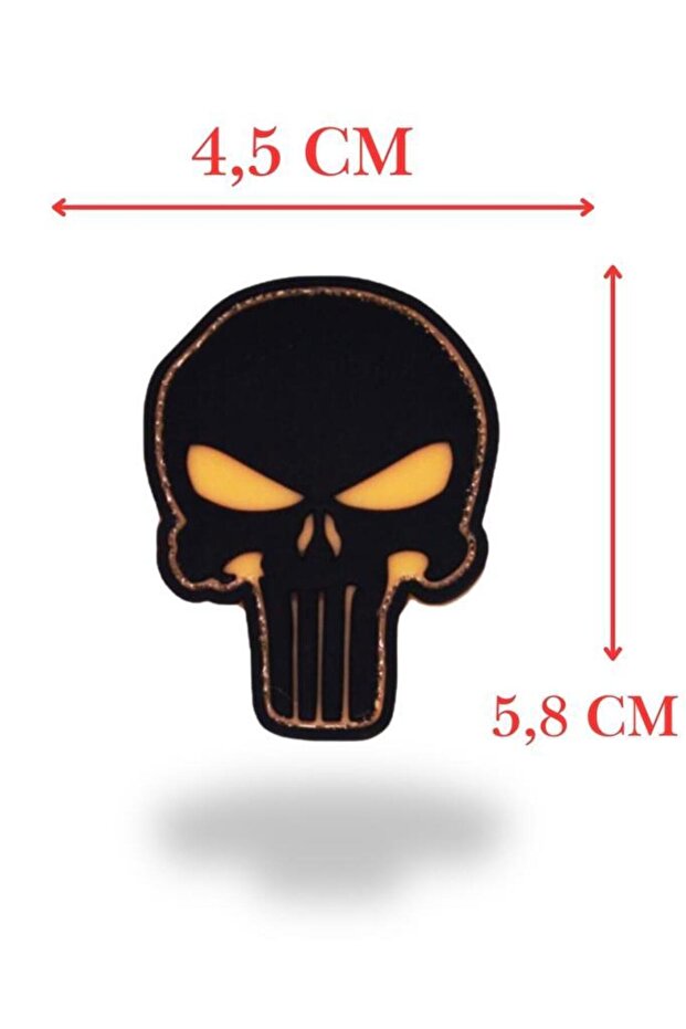 رقعة جمجمة بلاستيكية - حجاب - 1