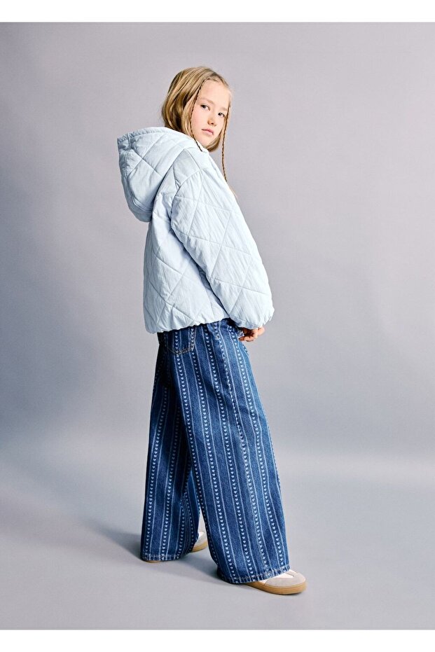 Kapüşonlu kapitone anorak - 2