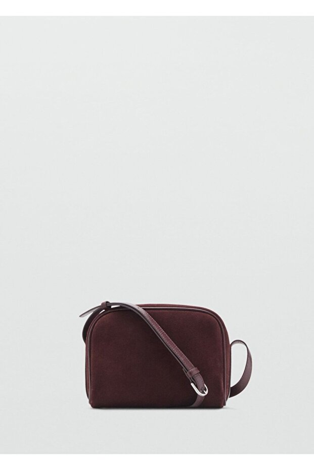 Süet deri çapraz askılı çanta - 2