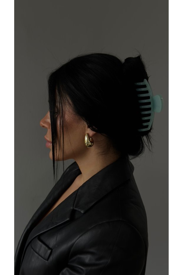 Women's Hair Clip Latch Model Colorful Large Size Hair Accessory