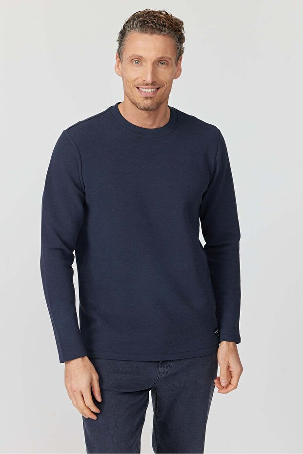 Erkek Basic Sweatshırt - 4