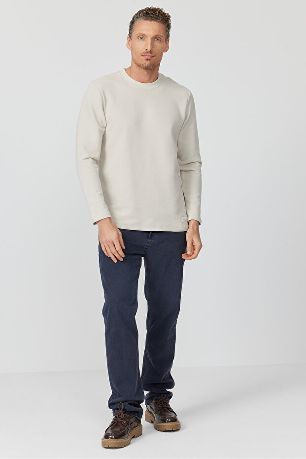 Erkek Basic Sweatshırt - 5