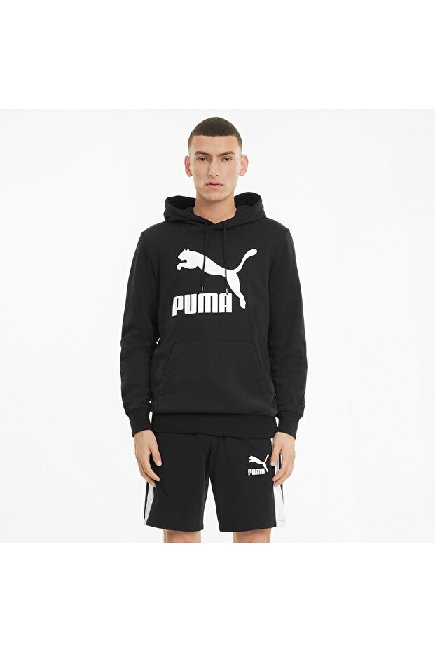Mens Classics Logo Hoodie - Black