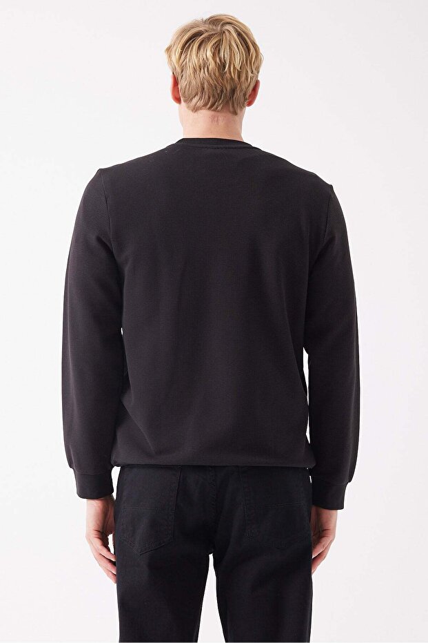 سترة رجالية أساسية من القطن المضلع - 4