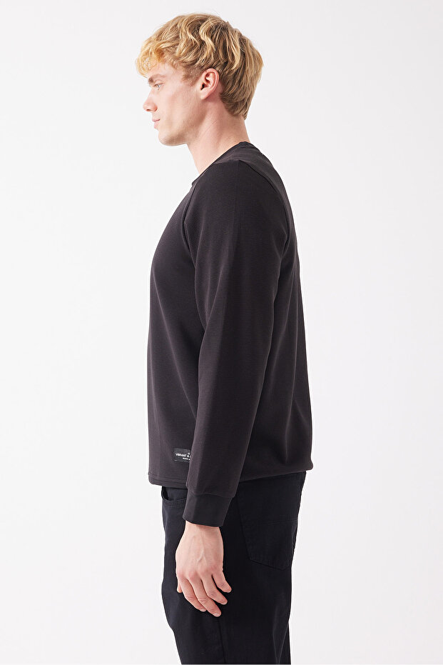 سترة رجالية أساسية من القطن المضلع - 2