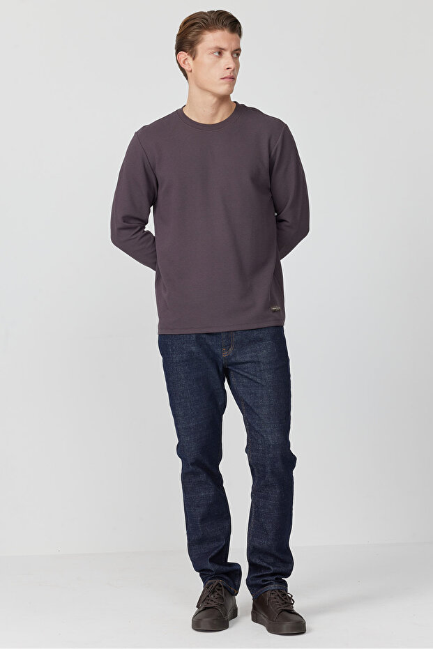 Erkek Basic Sweatshırt - 8
