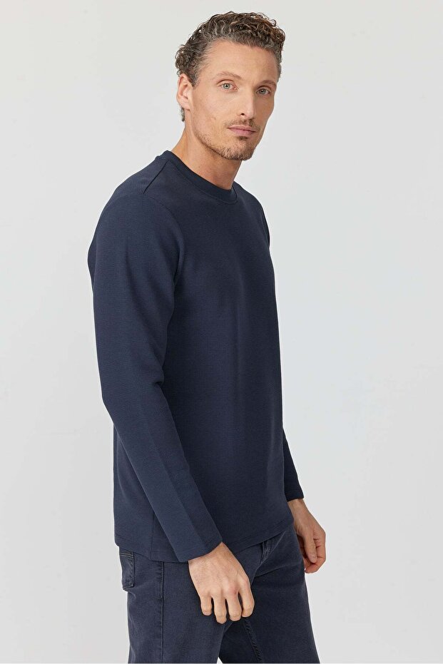 Erkek Basic Sweatshırt - 3