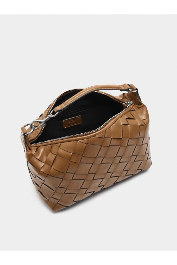 Örme Efektli Çanta - 4