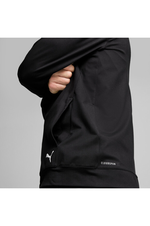 Mens CLOUDSPUN Full-Zip Jacket - Black - 2