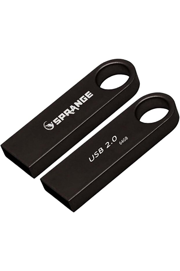 Shopletsell Pdateknoloji Sprange 64 Gb USB 2.0 Flash Memory Black Su-64 1274129