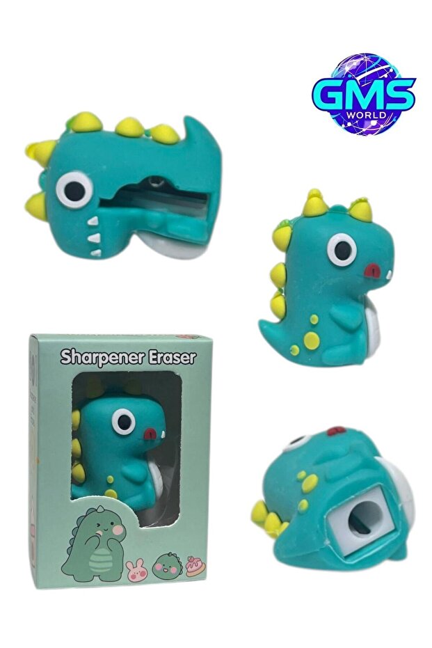 Dinosaur 2 in 1 Erasable Pencil Sharpener
