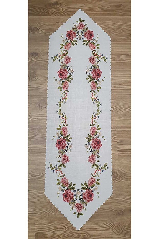 Güllü model baskılı ranner örtüsü - 1