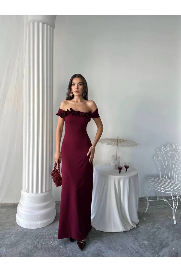 Yuna Design Long Atlas Dress
