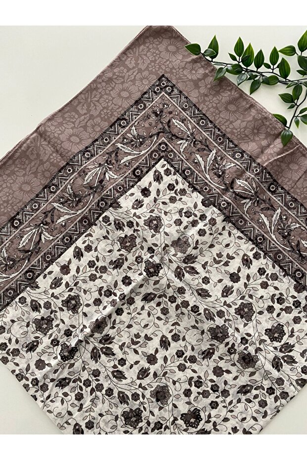 Large Verd Pattern Cotton Scarf