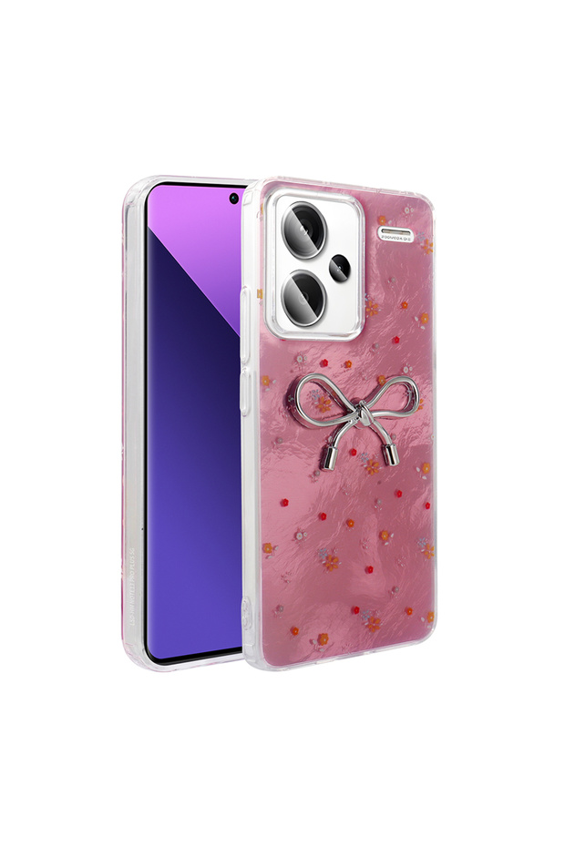 Redmi Note 13 Pro Plus 5g Case with Camera Protrusion, Shiny Happy Silicone Cover