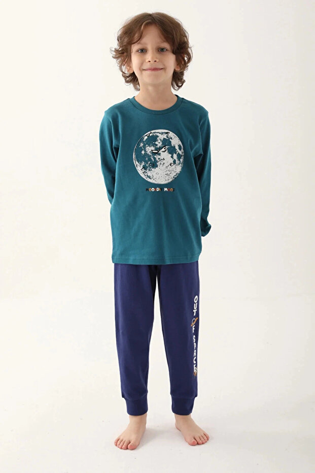 Boys' Double Suit - Dark Duck Green