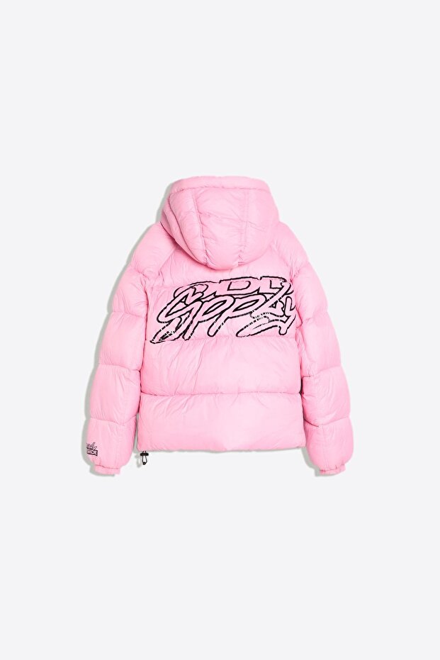 Baskılı şişme ceket - 5