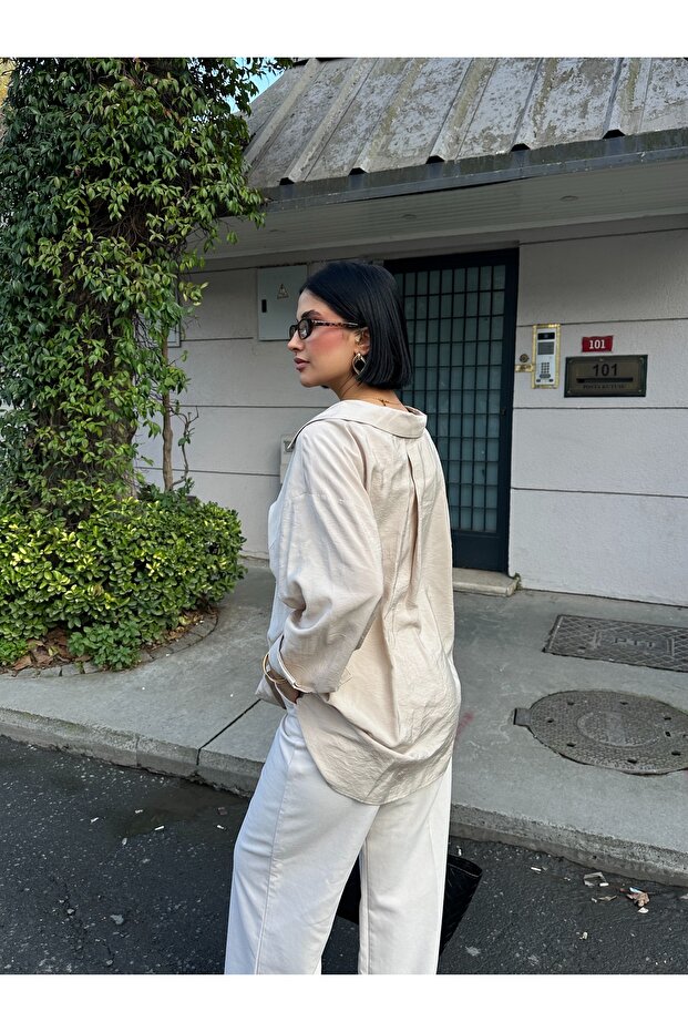 Modal Salaş Oversize Gömlek - 3