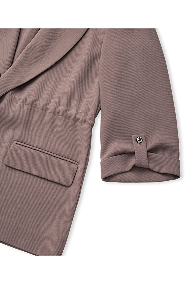 Belden bağlamalı blazer - 4