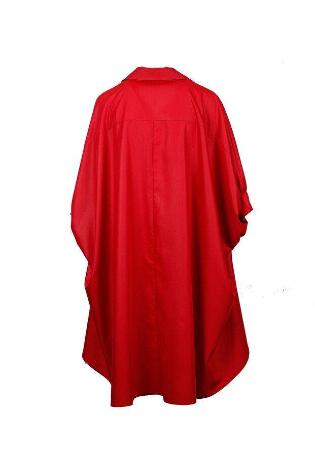 Camasa larga Boho red - 3