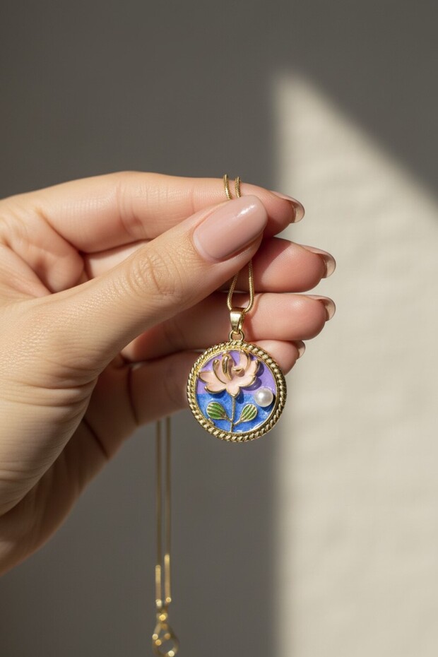 Antique Artistic Floral Necklace Series – Gold Plated, Gift, Special Occasion, Design