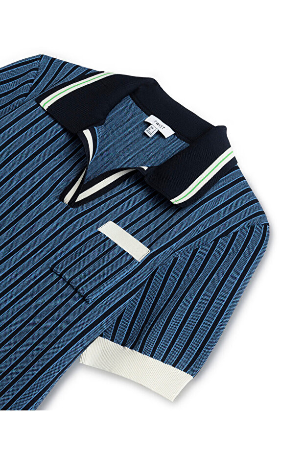 ÇİZGİ JAKARLI TRİKO - 4