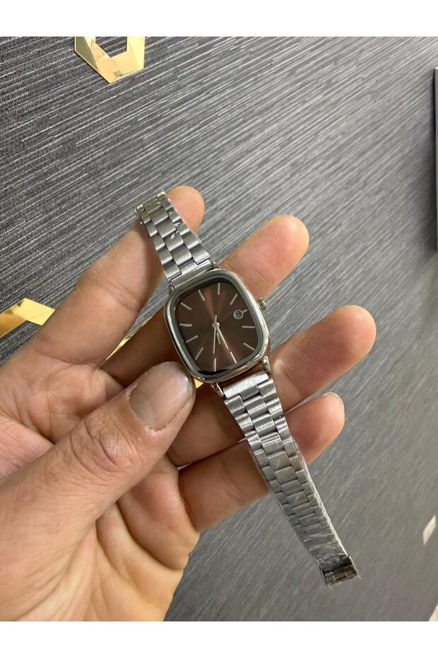 Çelik Kordon Takvimli Kadın Kol Saati - 5