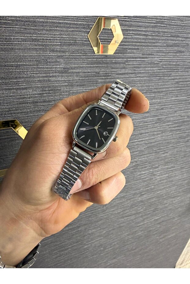 Çelik Kordon Takvimli Kadın Kol Saati - 3