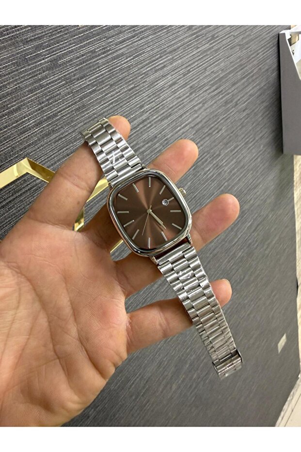 Çelik Kordon Takvimli Kadın Kol Saati - 6