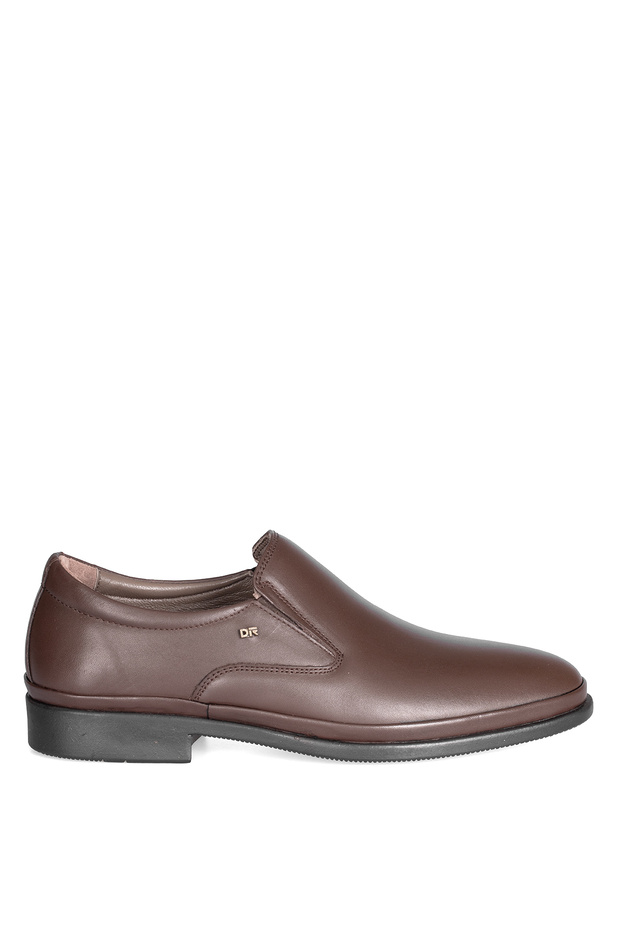 حذاء رجالي من الجلد الطبيعي باللون البني من Dimport 106