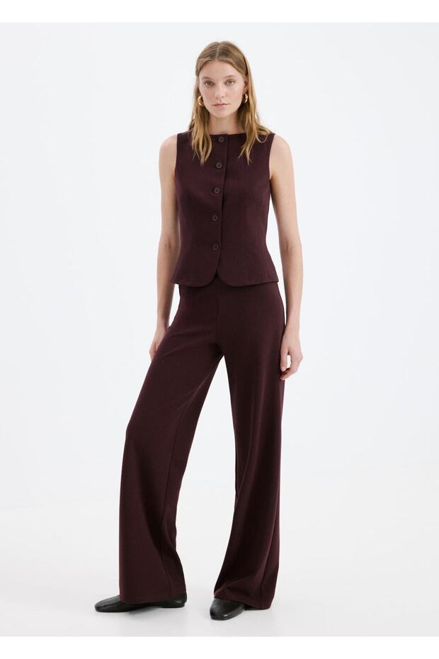 Düğmeli takım yelek - 2