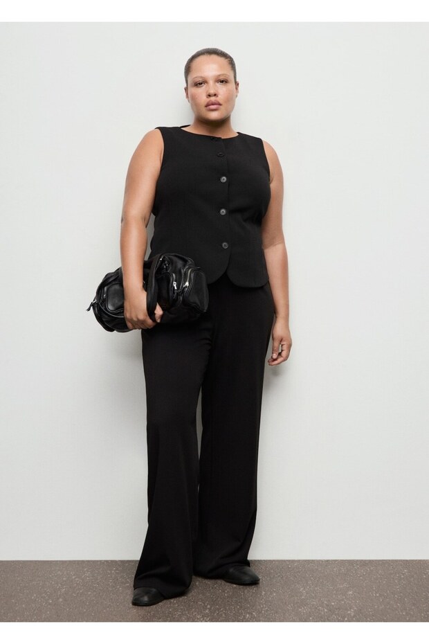 Düğmeli takım yelek - 7