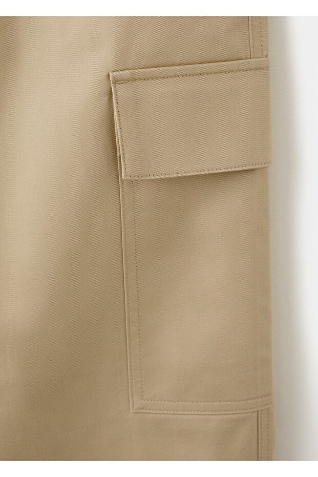 %100 pamuk kargo pantolon - 5