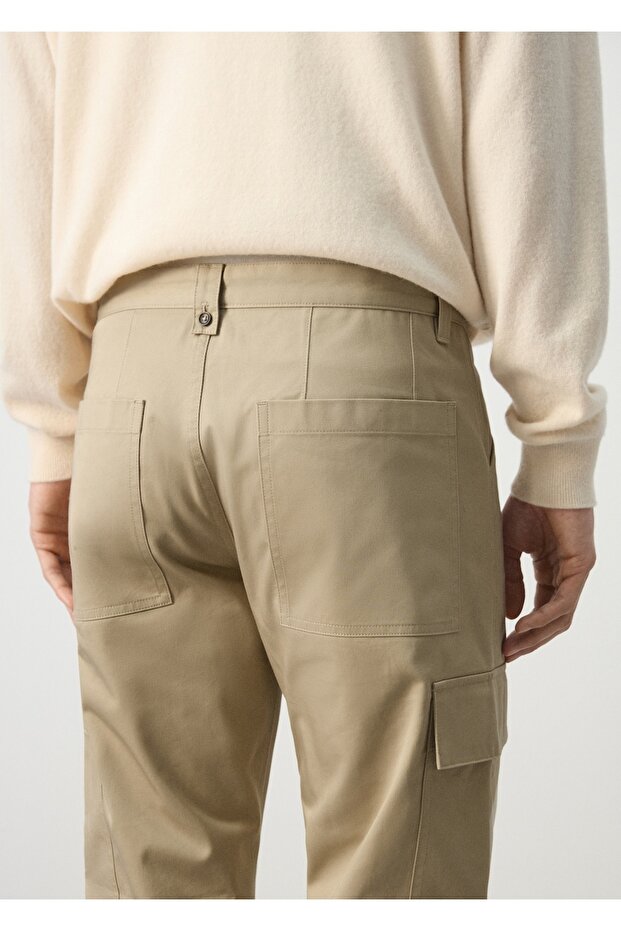 %100 pamuk kargo pantolon - 8