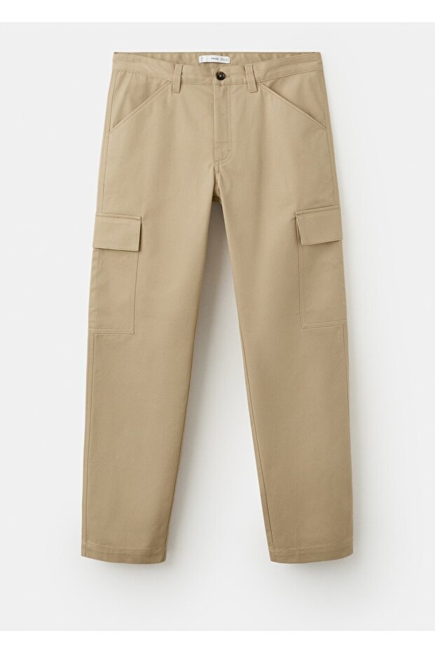 %100 pamuk kargo pantolon - 3