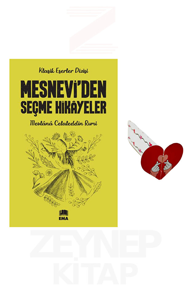 Mesneviden Seçme Hikayeler (Klasik Eserler Dizisi) Kalp Ayraç Hediye