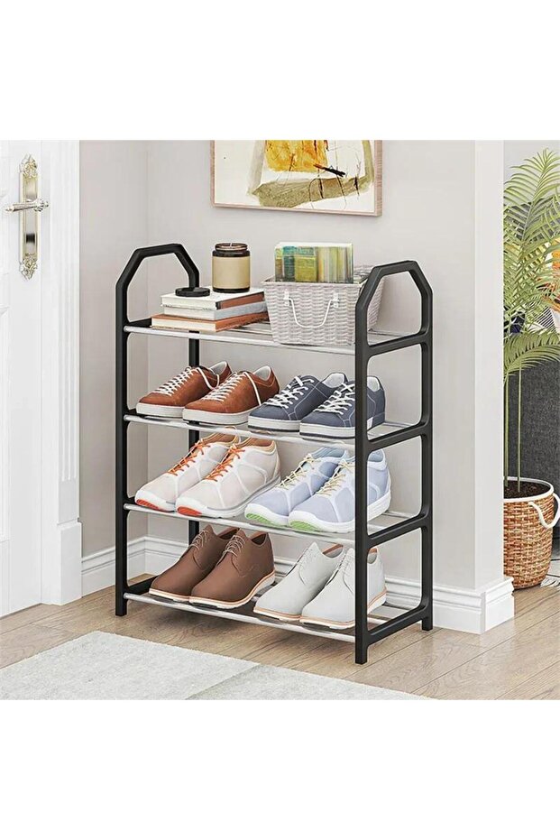 رف أحذية عملي بأربعة طبقات - 8