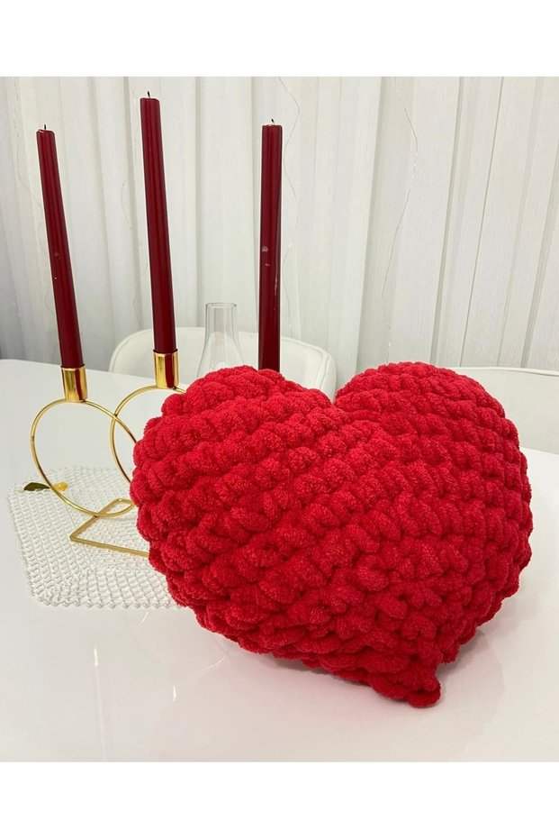 Special Puffy Heart Pillow for Valentine's Day