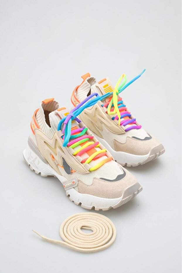 Women's Sports High-Top Sneakers with Laces