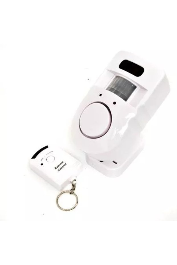Motion detector with built-in alarm + remote control