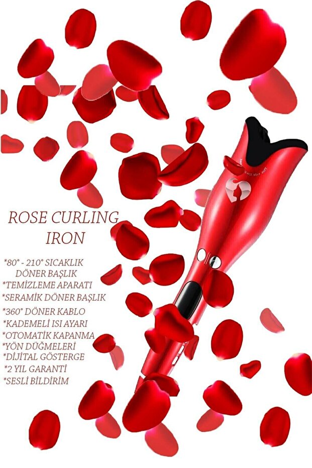New Generation Automatic Rose-Shaped Hair Curler, Perfect Wave and Curl